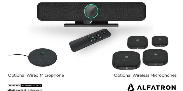 Alfatron Electronics Unveils All-in-One 4K Video Soundbar for Smarter Meeting Spaces