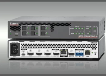 Extron Launches Space-Saving DTP3 CrossPoint 42 to Simplify High-Performance AV in Modern Meeting