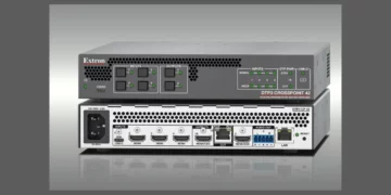 Extron Launches Space-Saving DTP3 CrossPoint 42 to Simplify High-Performance AV in Modern Meeting
