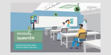 New Vaddio SpeakerVIEW Intelligent Automation Keeps Cameras on the Active Speaker
