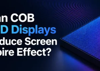 Can COB LED Displays Reduce Screen Moiré Effect? What Buyers Should Know