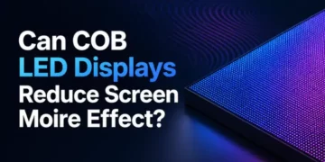 Can COB LED Displays Reduce Screen Moiré Effect? What Buyers Should Know