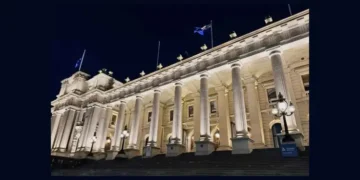 Pharos Powers Parliament of Victoria Façade