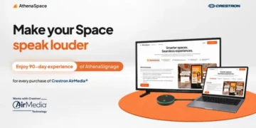 AthenaSpace’s AthenaSignage Earns Crestron ‘Works with Crestron AirMedia Technology’ Certification