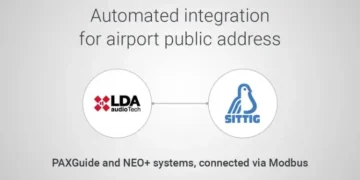 Sittig Technologies and LDA Audio Tech Integrate PAXGuide with NEO+ for Airport Announcements